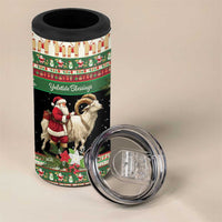 Yule Goat Personalized 4 in 1 Can Cooler Tumbler Scandanavian Mythology LT9 - Wonder Print Shop