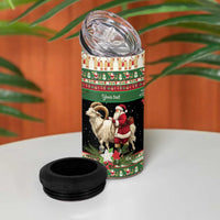 Yule Goat Personalized 4 in 1 Can Cooler Tumbler Scandanavian Mythology LT9 - Wonder Print Shop
