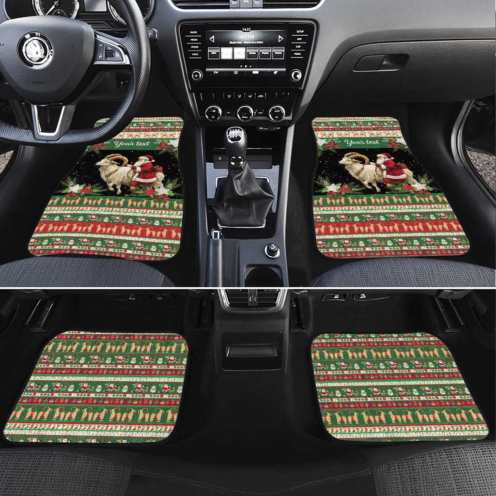 Yule Goat Personalized Car Mats Scandanavian Mythology LT9 - Wonder Print Shop