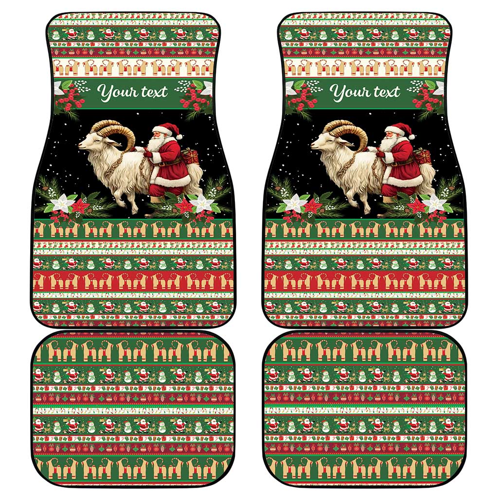 Yule Goat Personalized Car Mats Scandanavian Mythology LT9 - Wonder Print Shop