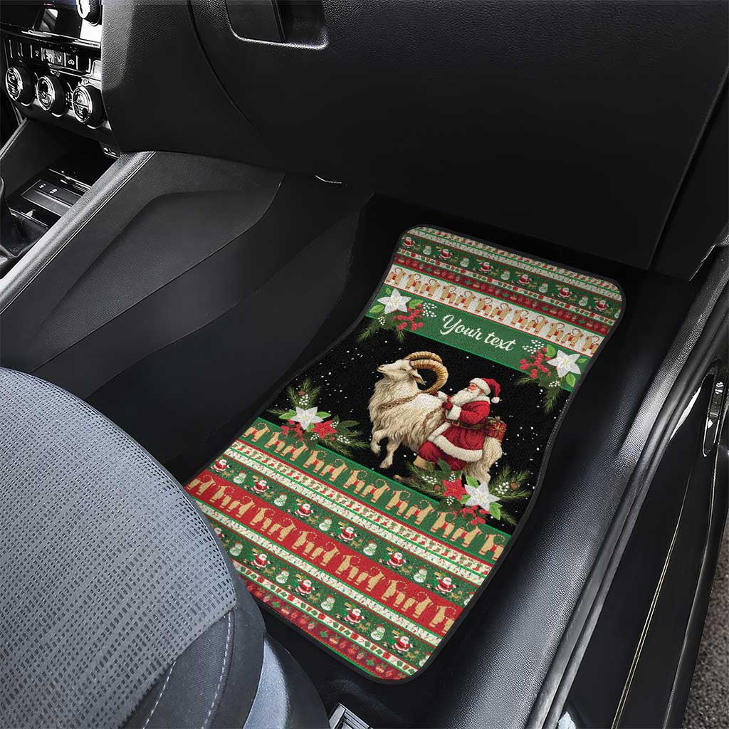 Yule Goat Personalized Car Mats Scandanavian Mythology LT9 - Wonder Print Shop