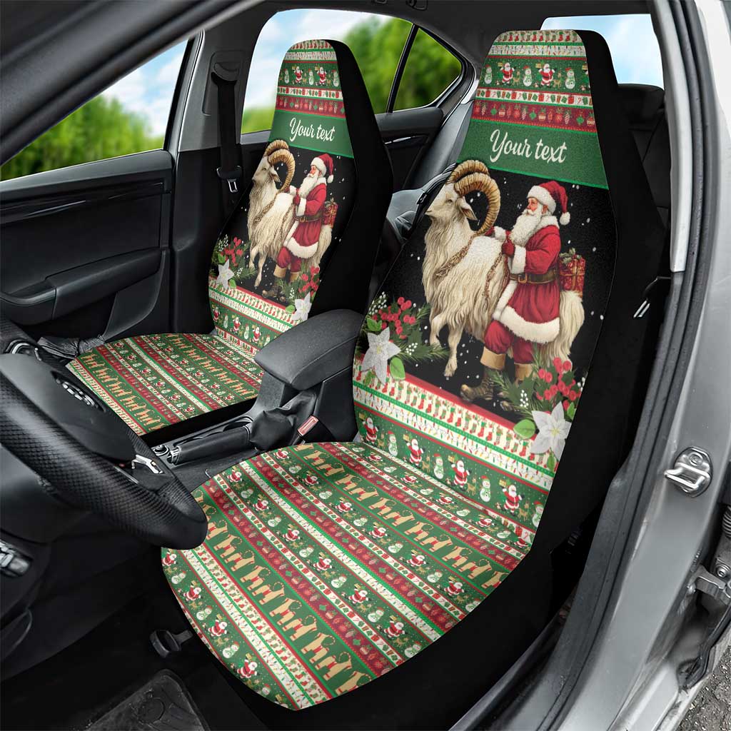 Yule Goat Personalized Car Seat Cover Scandanavian Mythology LT9 - Wonder Print Shop