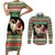 Yule Goat Personalized Couples Matching Short Sleeve Bodycon Dress and Long Sleeve Button Shirt Scandanavian Mythology LT9 - Wonder Print Shop