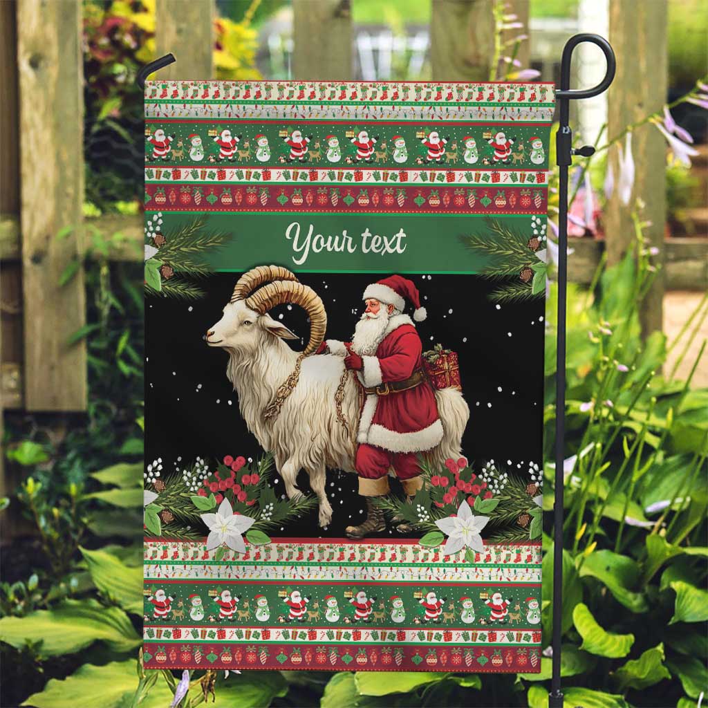 Yule Goat Personalized Garden Flag Scandanavian Mythology - Wonder Print Shop