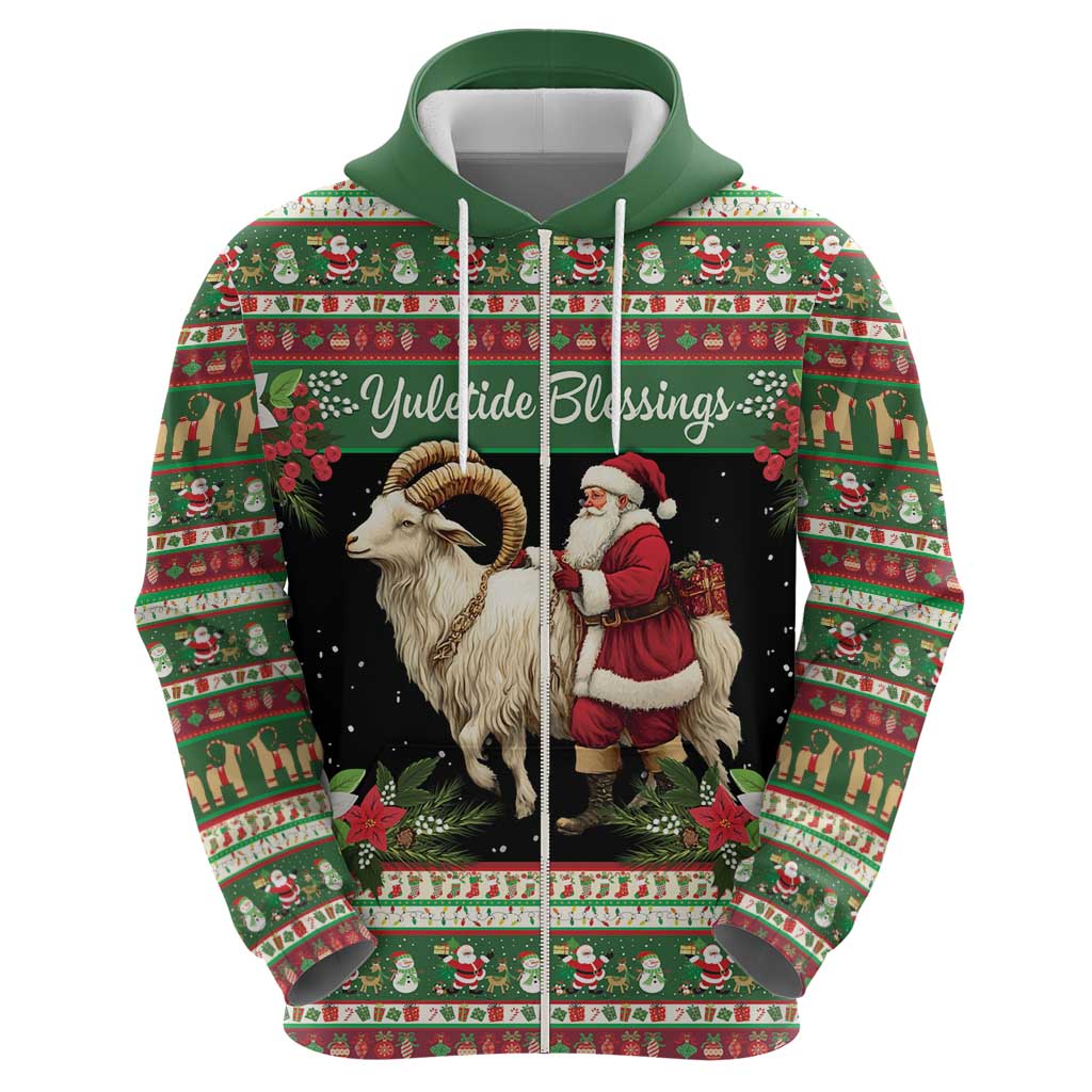 Yule Goat Personalized Hoodie Scandanavian Mythology - Wonder Print Shop