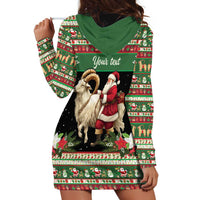 Yule Goat Personalized Hoodie Dress Scandanavian Mythology - Wonder Print Shop