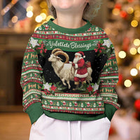 Yule Goat Personalized Kid Ugly Christmas Sweater Scandanavian Mythology - Wonder Print Shop