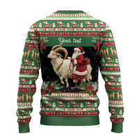 Yule Goat Personalized Ugly Christmas Sweater Scandanavian Mythology - Wonder Print Shop
