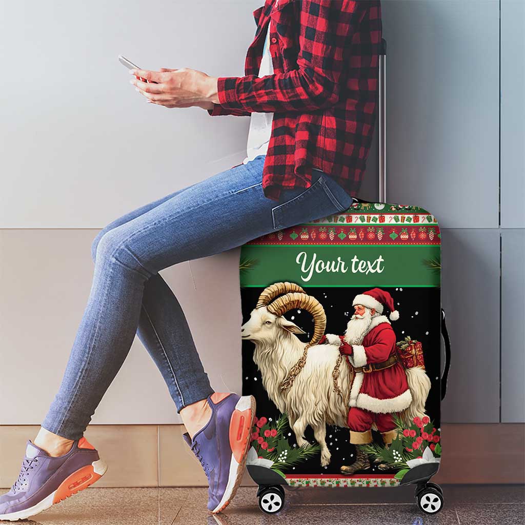 Yule Goat Personalized Luggage Cover Scandanavian Mythology - Wonder Print Shop