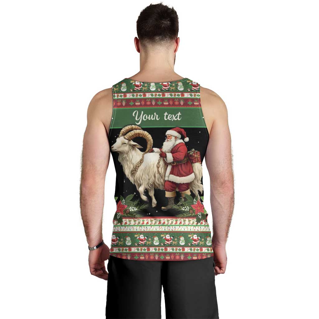Yule Goat Personalized Men Tank Top Scandanavian Mythology - Wonder Print Shop
