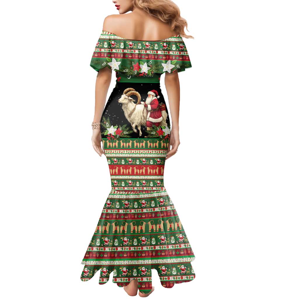 Yule Goat Personalized Mermaid Dress Scandanavian Mythology - Wonder Print Shop