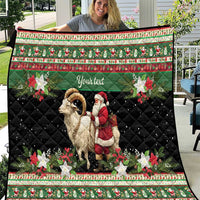 Yule Goat Personalized Quilt Scandanavian Mythology - Wonder Print Shop
