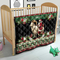 Yule Goat Personalized Quilt Scandanavian Mythology - Wonder Print Shop