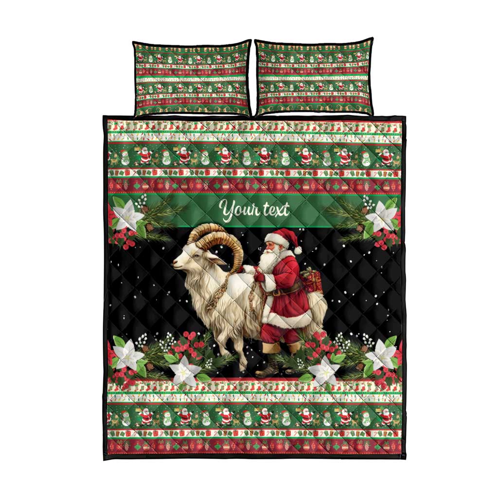 Yule Goat Personalized Quilt Bed Set Scandanavian Mythology - Wonder Print Shop