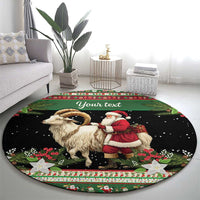 Yule Goat Personalized Round Carpet Scandanavian Mythology