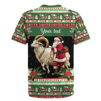 Yule Goat Personalized Rugby Jersey Scandanavian Mythology - Wonder Print Shop