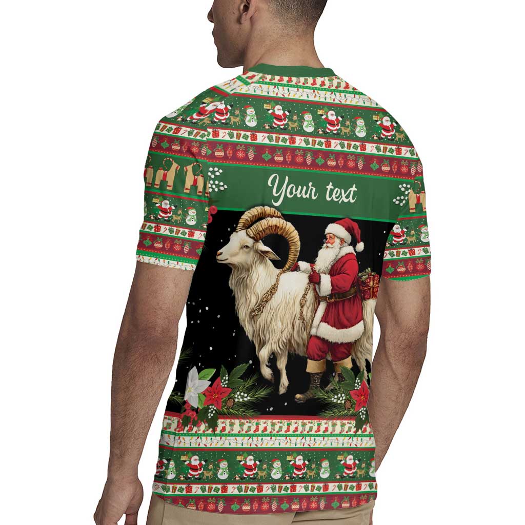Yule Goat Personalized Rugby Jersey Scandanavian Mythology - Wonder Print Shop