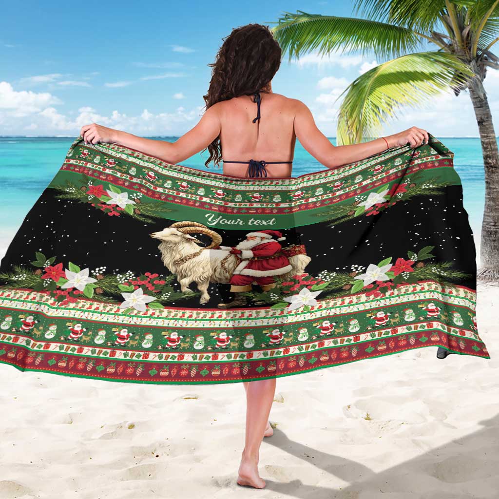 Yule Goat Personalized Sarong Scandanavian Mythology - Wonder Print Shop