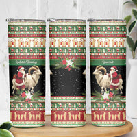 Yule Goat Personalized Skinny Tumbler Scandanavian Mythology - Wonder Print Shop