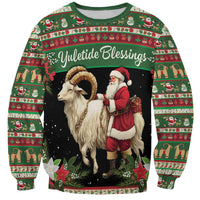 Yule Goat Personalized Sweatshirt Scandanavian Mythology - Wonder Print Shop