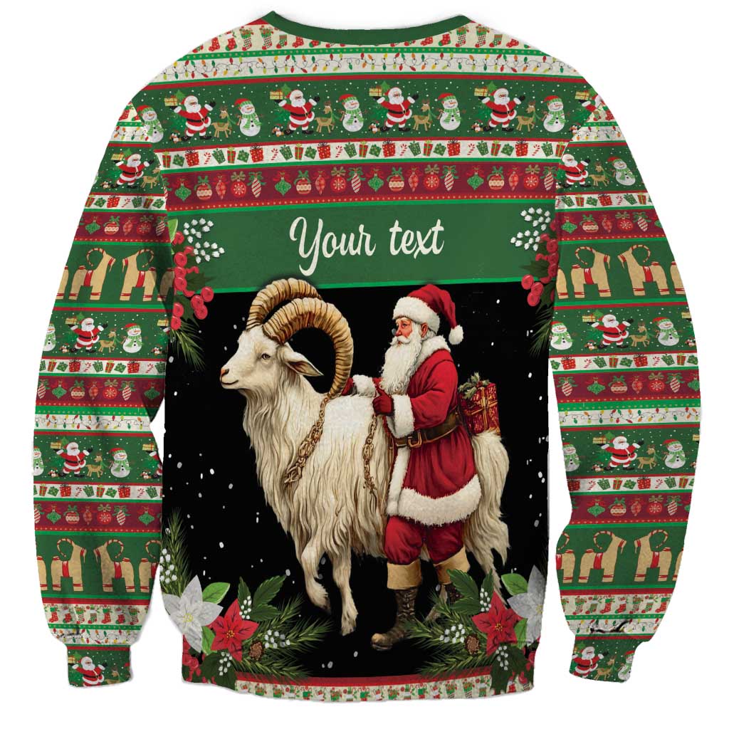 Yule Goat Personalized Sweatshirt Scandanavian Mythology - Wonder Print Shop