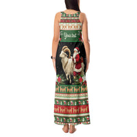 Yule Goat Personalized Tank Maxi Dress Scandanavian Mythology - Wonder Print Shop
