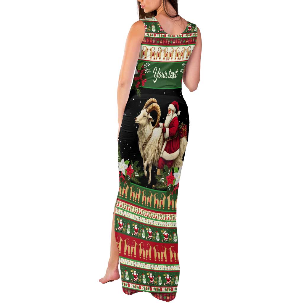 Yule Goat Personalized Tank Maxi Dress Scandanavian Mythology - Wonder Print Shop