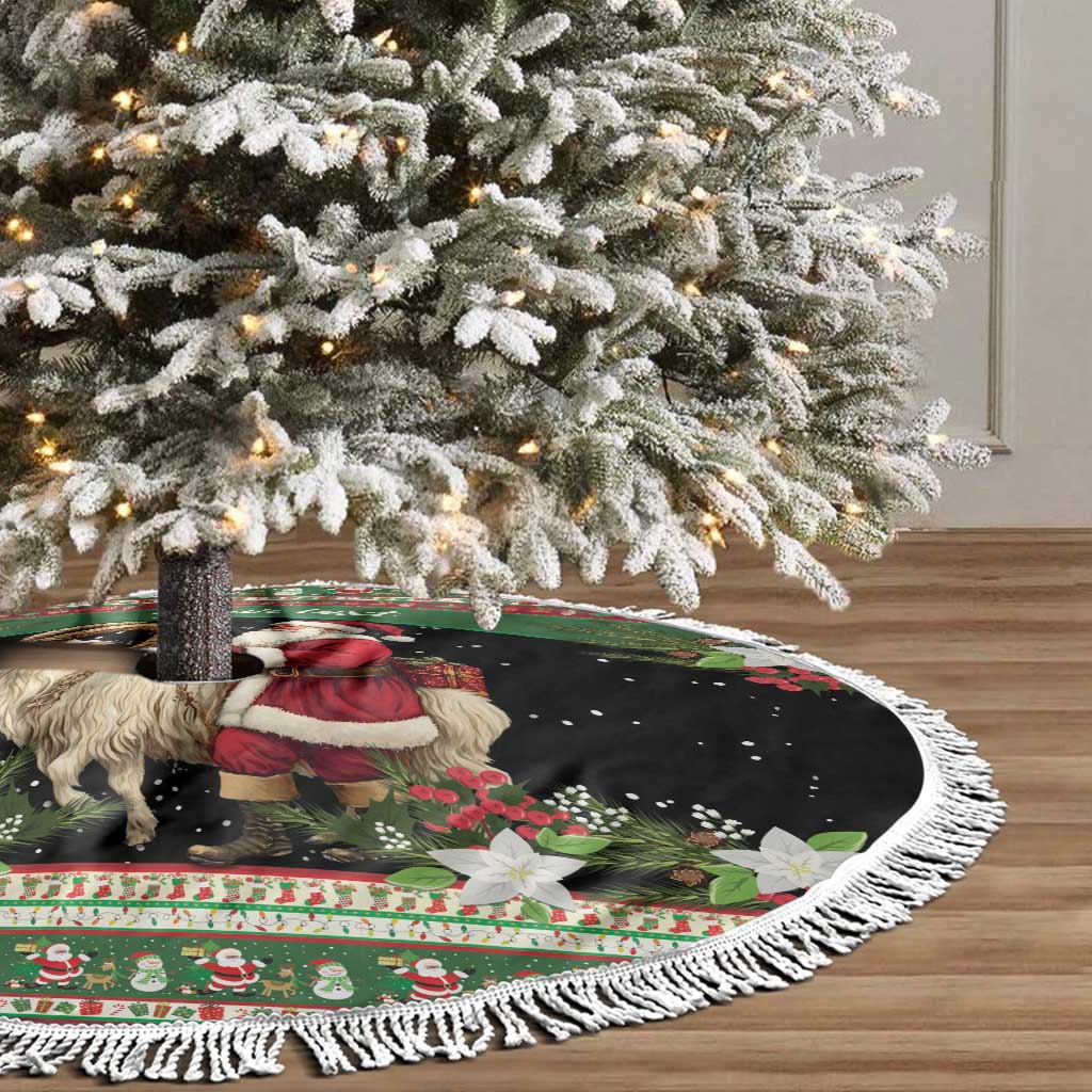 Yule Goat Personalized Tree Skirt Scandanavian Mythology - Wonder Print Shop