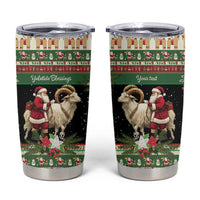 Yule Goat Personalized Tumbler Cup Scandanavian Mythology - Wonder Print Shop