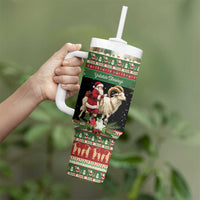 Yule Goat Personalized Tumbler With Handle Scandanavian Mythology - Wonder Print Shop