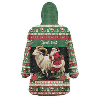 Yule Goat Personalized Wearable Blanket Hoodie Scandanavian Mythology - Wonder Print Shop