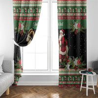 Yule Goat Personalized Window Curtain Scandanavian Mythology - Wonder Print Shop