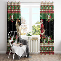 Yule Goat Personalized Window Curtain Scandanavian Mythology - Wonder Print Shop