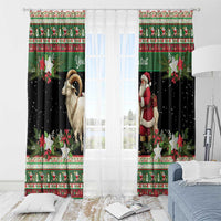 Yule Goat Personalized Window Curtain Scandanavian Mythology - Wonder Print Shop