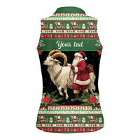 Yule Goat Personalized Women Sleeveless Polo Shirt Scandanavian Mythology - Wonder Print Shop