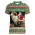 Yule Goat Personalized Women V-Neck T-Shirt Scandanavian Mythology - Wonder Print Shop