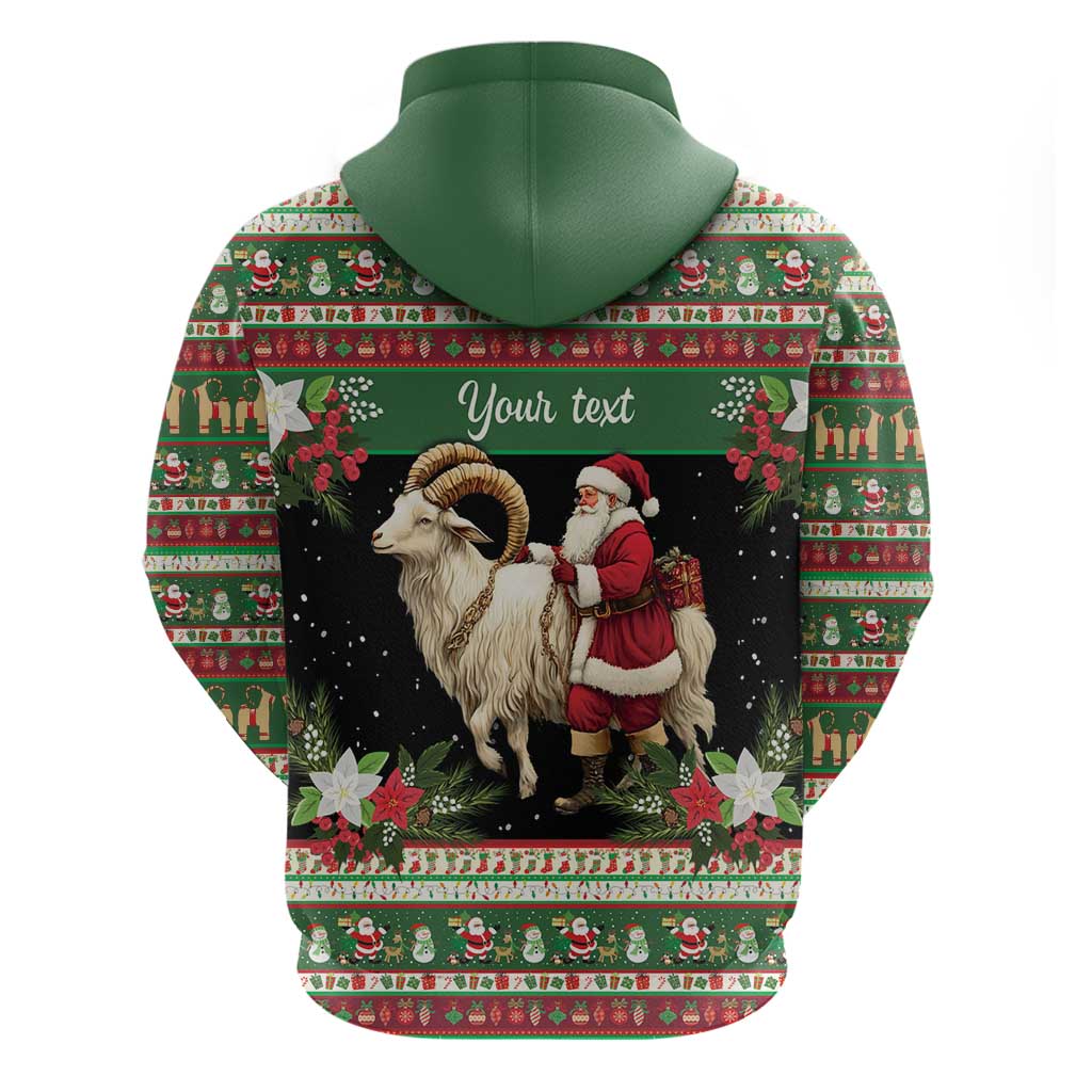 Yule Goat Personalized Zip Hoodie Scandanavian Mythology - Wonder Print Shop