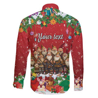 Yule Lads Personalized Family Matching Summer Maxi Dress and Hawaiian Shirt Legend Icelands Jolasveinar - Wonder Print Shop