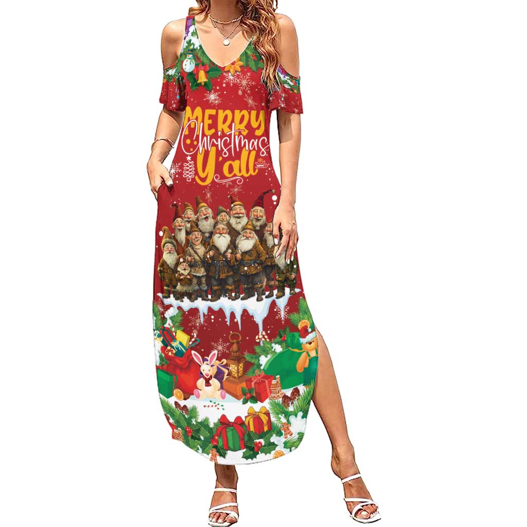 Yule Lads Personalized Family Matching Summer Maxi Dress and Hawaiian Shirt Legend Icelands Jolasveinar - Wonder Print Shop