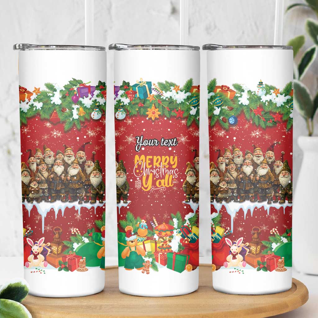 Yule Lads Personalized Skinny Tumbler Legend Icelands Jolasveinar - Wonder Print Shop