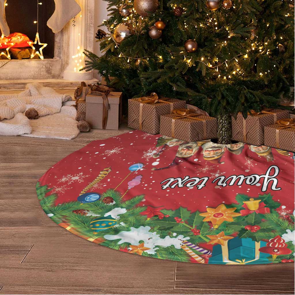 Yule Lads Personalized Tree Skirt Legend Icelands Jolasveinar - Wonder Print Shop