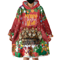 Yule Lads Personalized Wearable Blanket Hoodie Legend Icelands Jolasveinar - Wonder Print Shop