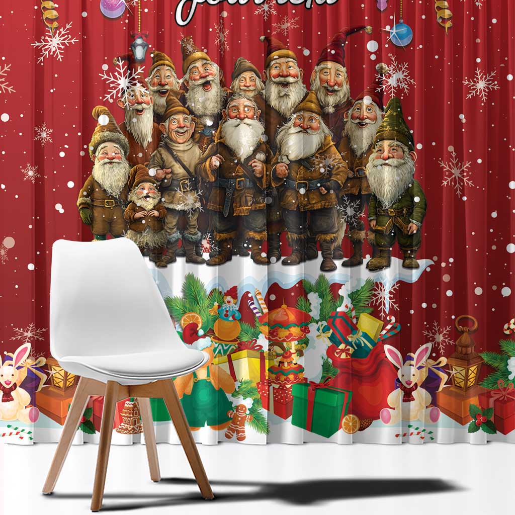 Yule Lads Personalized Window Curtain Legend Icelands Jolasveinar - Wonder Print Shop