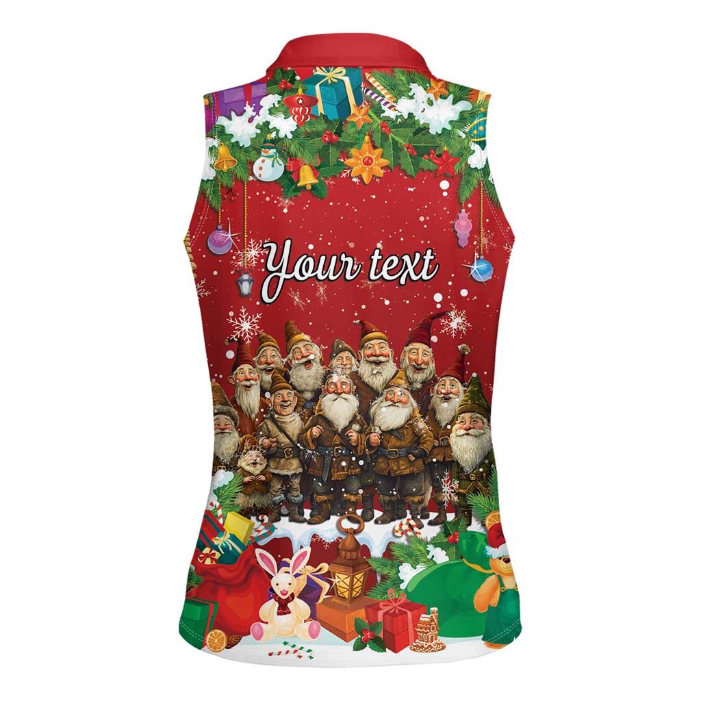 Yule Lads Personalized Women Sleeveless Polo Shirt Legend Icelands Jolasveinar - Wonder Print Shop