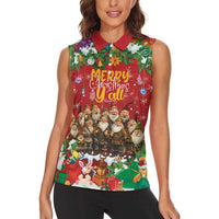 Yule Lads Personalized Women Sleeveless Polo Shirt Legend Icelands Jolasveinar - Wonder Print Shop