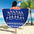 Toa Samoa Christmas Beach Blanket Samoa Siva Tau Manuia Le Kerisimasi Blue Vibe LT9 - Wonder Print Shop