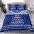 Toa Samoa Christmas Bedding Set Samoa Siva Tau Manuia Le Kerisimasi Blue Vibe LT9 - Wonder Print Shop