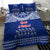 Toa Samoa Christmas Bedding Set Samoa Siva Tau Manuia Le Kerisimasi Blue Vibe LT9 - Wonder Print Shop