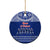 Toa Samoa Christmas Ceramic Ornament Samoa Siva Tau Manuia Le Kerisimasi Blue Vibe LT9 - Wonder Print Shop