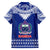 Toa Samoa Christmas Family Matching Long Sleeve Bodycon Dress and Hawaiian Shirt Samoa Siva Tau Manuia Le Kerisimasi Blue Vibe LT9 - Wonder Print Shop